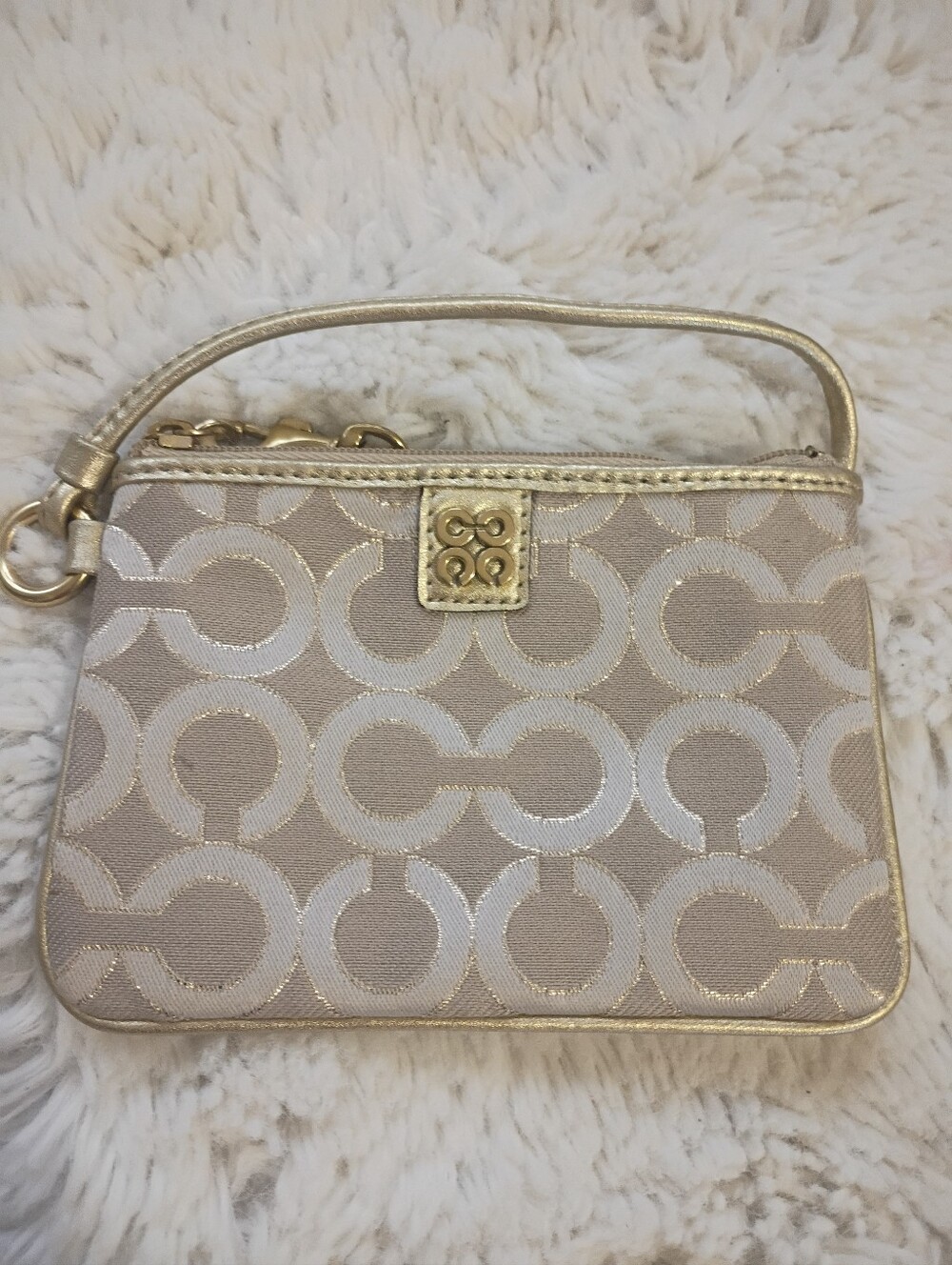 Coach Julia Op Art Wristlet